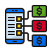 Counters 5 icon color phone